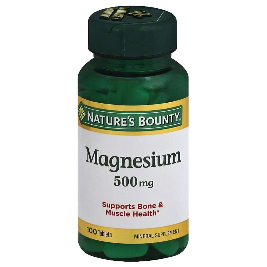 商品Nature's Bounty|Magnesium 500 mg Dietary Supplement Tablets,价格¥125,第1张图片