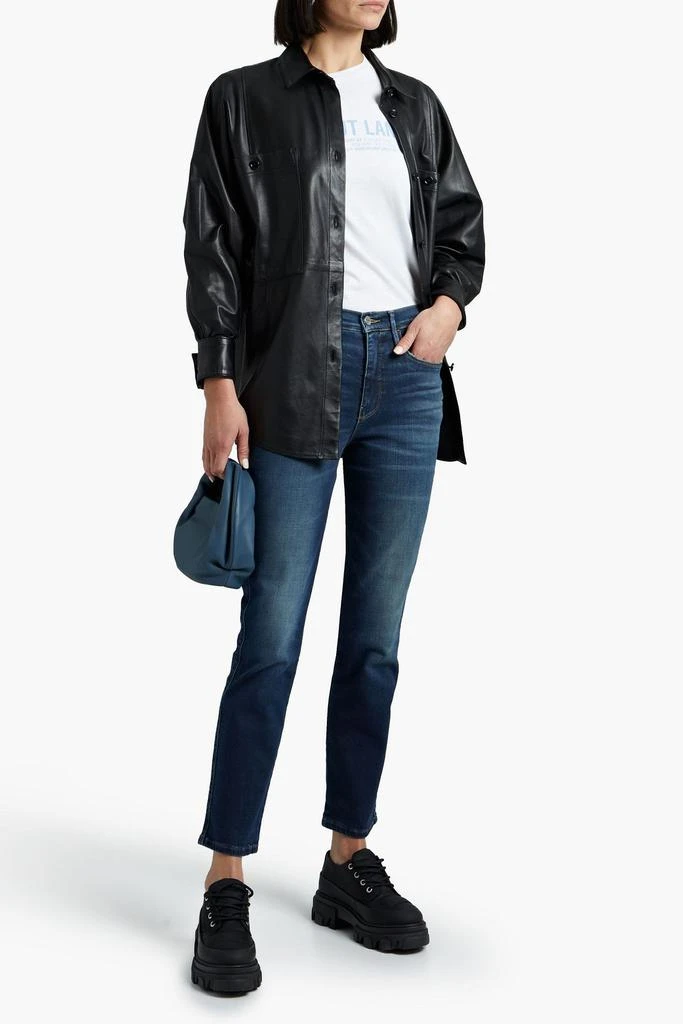 商品FRAME|Le Sylvie high-rise straight-leg jeans,价格¥851,第4张图片详细描述