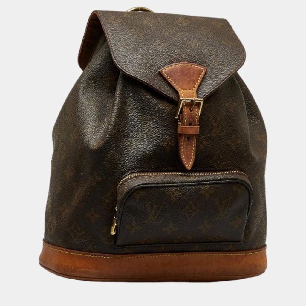 商品[二手商品] Louis Vuitton|Louis Vuitton Brown Canvas  Monogram Montsouris PM Bag,价格¥7428,第2张图片详细描述