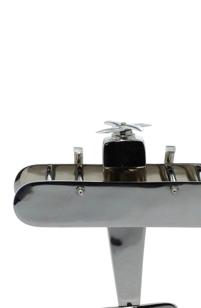 商品VIVIAN LUNE HOME|Silvertone Aluminum Airplane Sculpture,价格¥393,第3张图片详细描述
