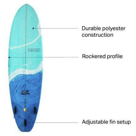 商品Modern Surfboards|Falcon PU Surfboard,价格¥4292,第3张图片详细描述
