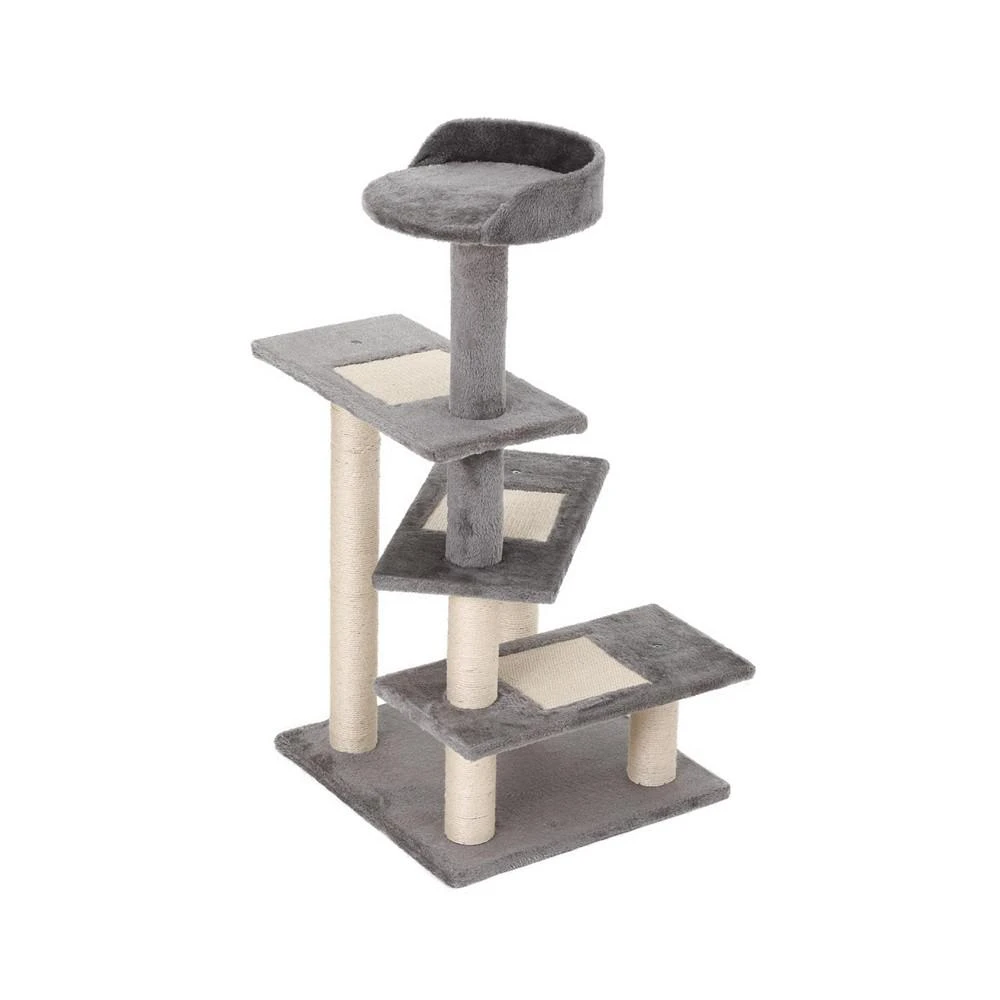 商品PawHut|40" Tall Feline 5-Level Revolving Step Tower Scratching Post,价格¥554,第1张图片