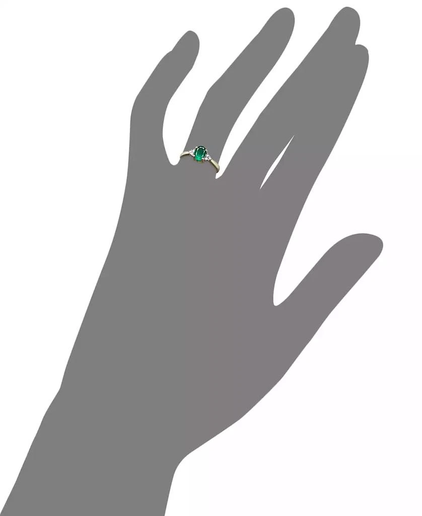 商品Macy's|Sapphire (9/10 ct. t.w.) and Diamond Accent Ring in 14k White Gold (Also Available in Tanzanite, Emerald and Ruby),价格¥2836,第2张图片详细描述