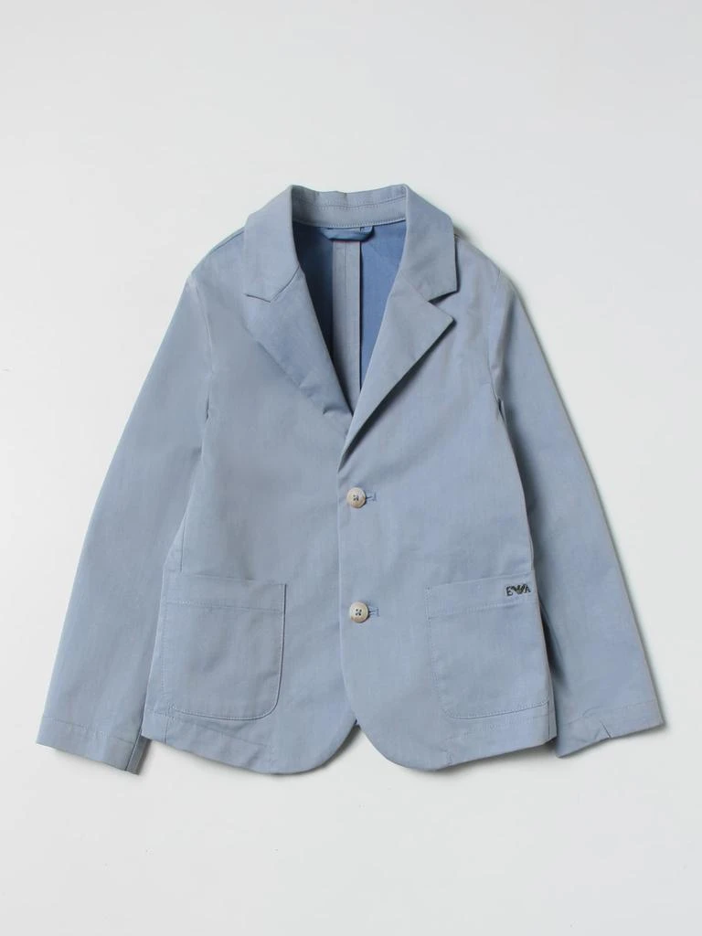 商品Emporio Armani|Blazer kids Emporio Armani,价格¥1961,第1张图片