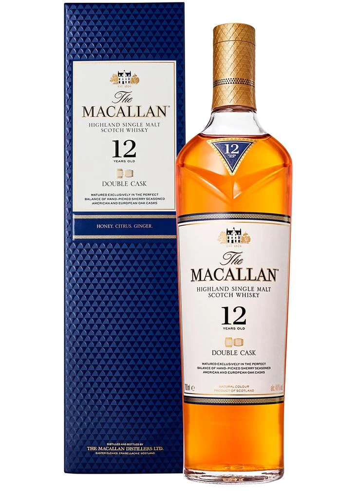 商品Macallan|12 Year Old Double Cask Single Malt Scotch Whisky,价格¥810,第1张图片