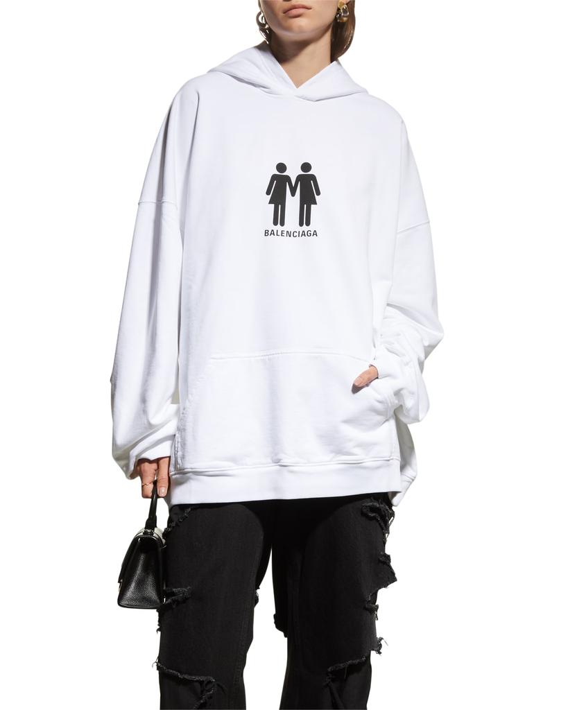 Logo Pride Series Oversized Hoodie商品第1张图片规格展示