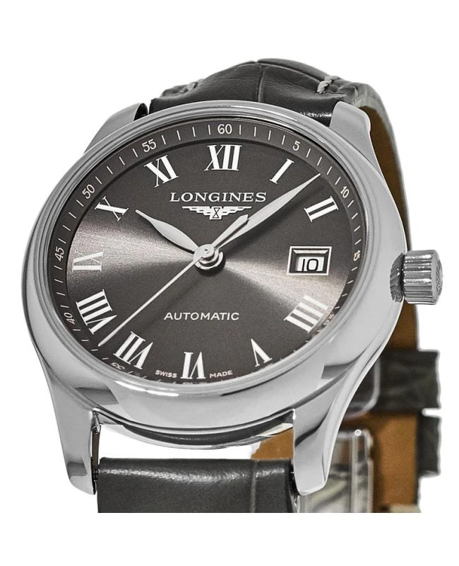 商品Longines|Longines Master Collection Automatic 29mm Grey Dial Grey Leather Women's Watch L2.257.4.71.3,价格¥11691,第2张图片详细描述