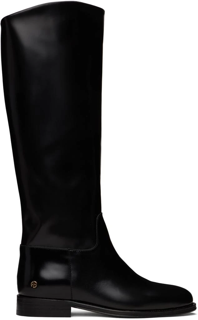 商品ANINE BING|Black Kari Riding Boots,价格¥2869,第1张图片