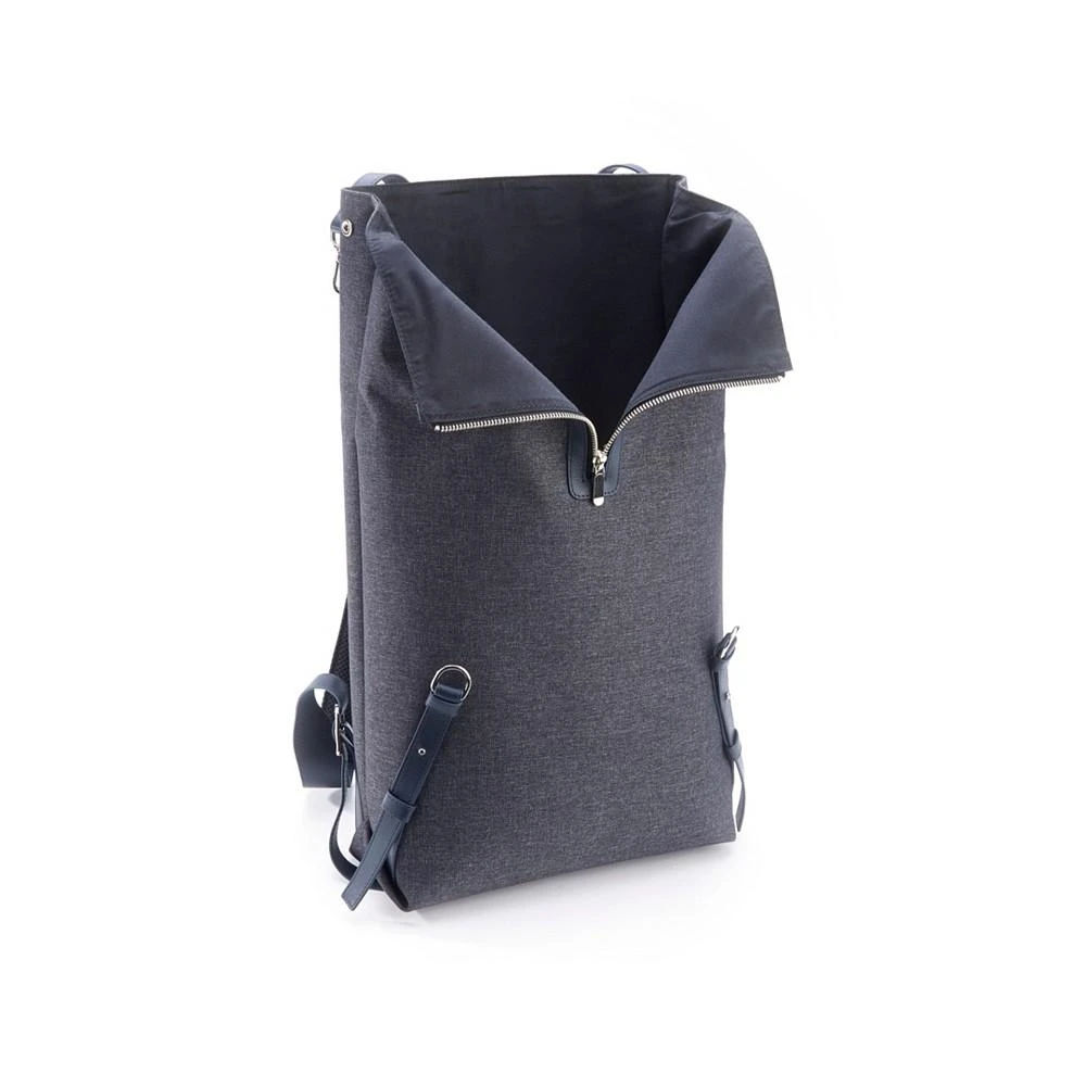 商品ROYCE New York|Leather Flannel Mixed Media Backpack,价格¥3338,第1张图片