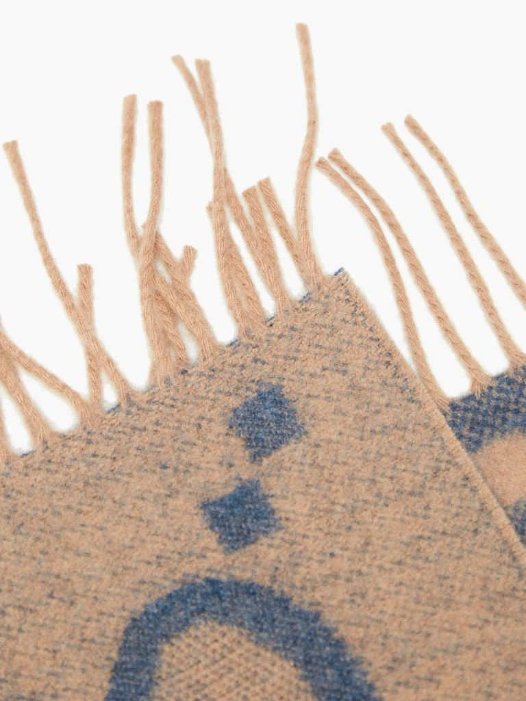 商品Gucci|GG-jacquard cashmere scarf,价格¥6663,第3张图片详细描述
