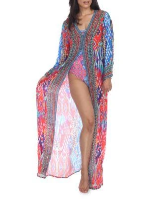 商品La Moda Clothing|​Amazed Amazon Kimono Coverup,价格¥1125,第5张图片详细描述