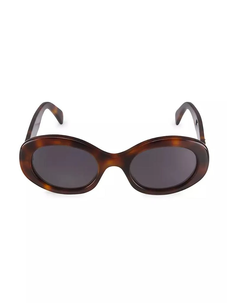 商品Celine|Triomphe 52MM Oval Sunglasses,价格¥3750,第1张图片