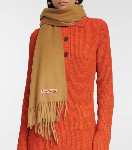 商品Acne Studios|Canada Narrow fringed cashmere scarf,价格¥1950,第3张图片详细描述