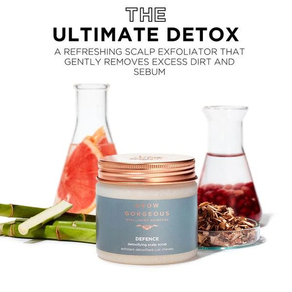 商品Grow Gorgeous|Grow Gorgeous Defence Detoxifying Scalp Scrub 200ml,价格¥228,第3张图片详细描述
