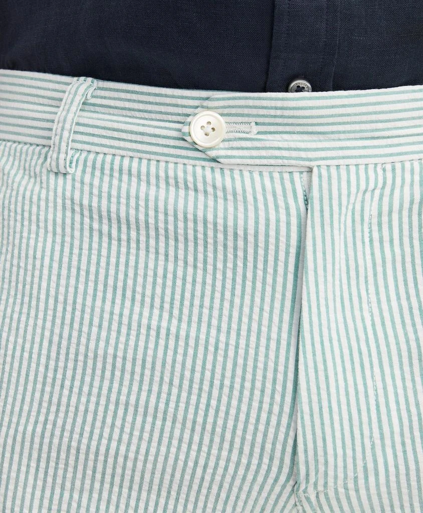 商品Brooks Brothers|Big & Tall Cotton Seersucker Stripe Shorts,价格¥407,第3张图片详细描述