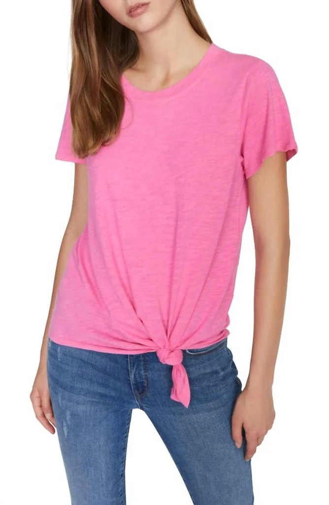 商品Sanctuary|Perfect Knot Tee in Hot Pink,价格¥340,第1张图片
