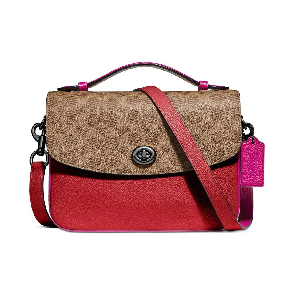 商品Coach|Cassie Crossbody In Signature Blocking,价格¥1016,第1张图片