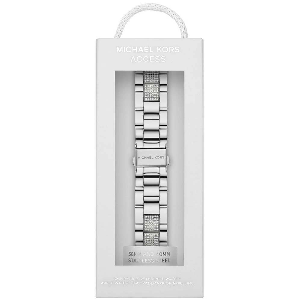 商品Michael Kors|Women's Silver-Tone Stainless Steel Band for Apple Watch, Compatible with 38, 40, 41mm,价格¥1433,第2张图片详细描述