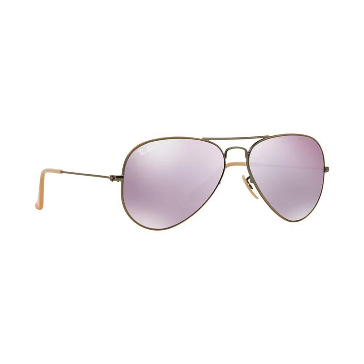 商品Ray-Ban|ORIGINAL AVIATOR MIRRORED Sunglasses, RB3025 55,价格¥1333,第3张图片详细描述