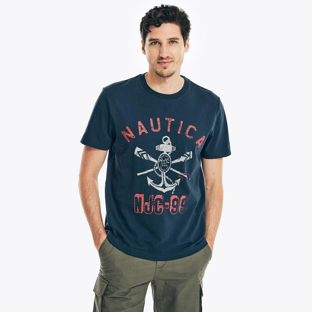 商品Nautica|Nautica Mens Nautica Jeans Co. Sustainably Crafted Graphic T-Shirt,价格¥80,第1张图片