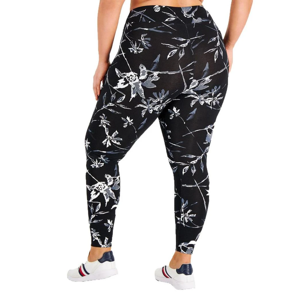 商品Tommy Hilfiger|Tommy Hilfiger Sport Womens Plus Floral High Rise Athletic Leggings,价格¥69,第3张图片详细描述