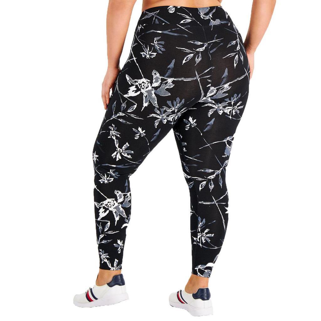 商品Tommy Hilfiger|Tommy Hilfiger Sport Womens Plus Floral High Rise Athletic Leggings,价格¥173,第5张图片详细描述