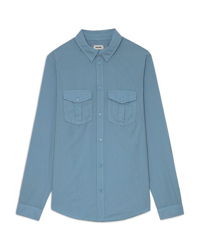 商品Zadig&Voltaire|Thibaut Voile Twin Pocket Shirt,价格¥816,第7张图片详细描述