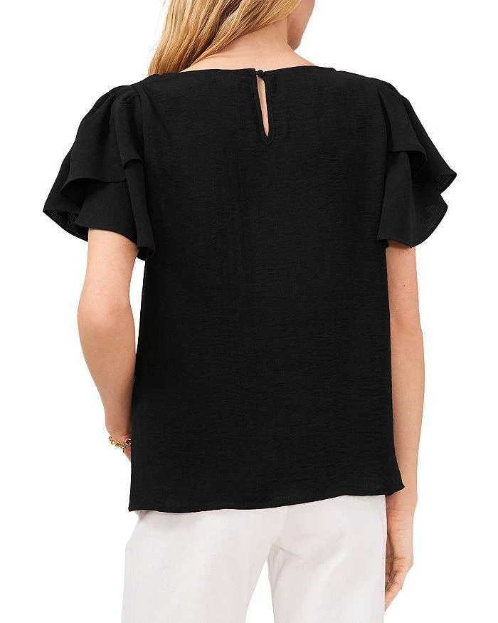 商品Vince Camuto|Tulip Sleeve Crinkled Blouse,价格¥154,第2张图片详细描述