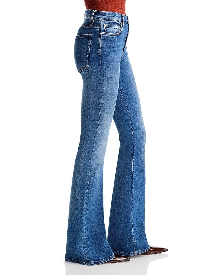 商品FRAME|High Rise Flared Jeans in Mermaid,价格¥1397,第4张图片详细描述