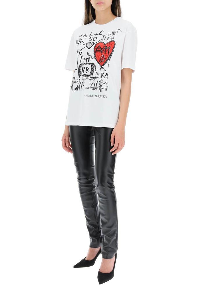 商品Alexander McQueen|PRINTED T-SHIRT,价格¥1852,第4张图片详细描述