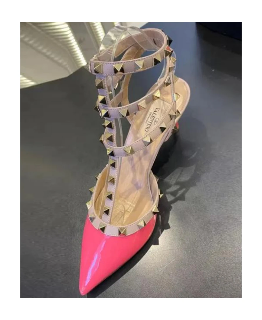 商品【商品预售7天】 Valentino|Valentino 女士高跟鞋 PW2S0375VNW0LJ 玫红色,价格¥3781,第1张图片