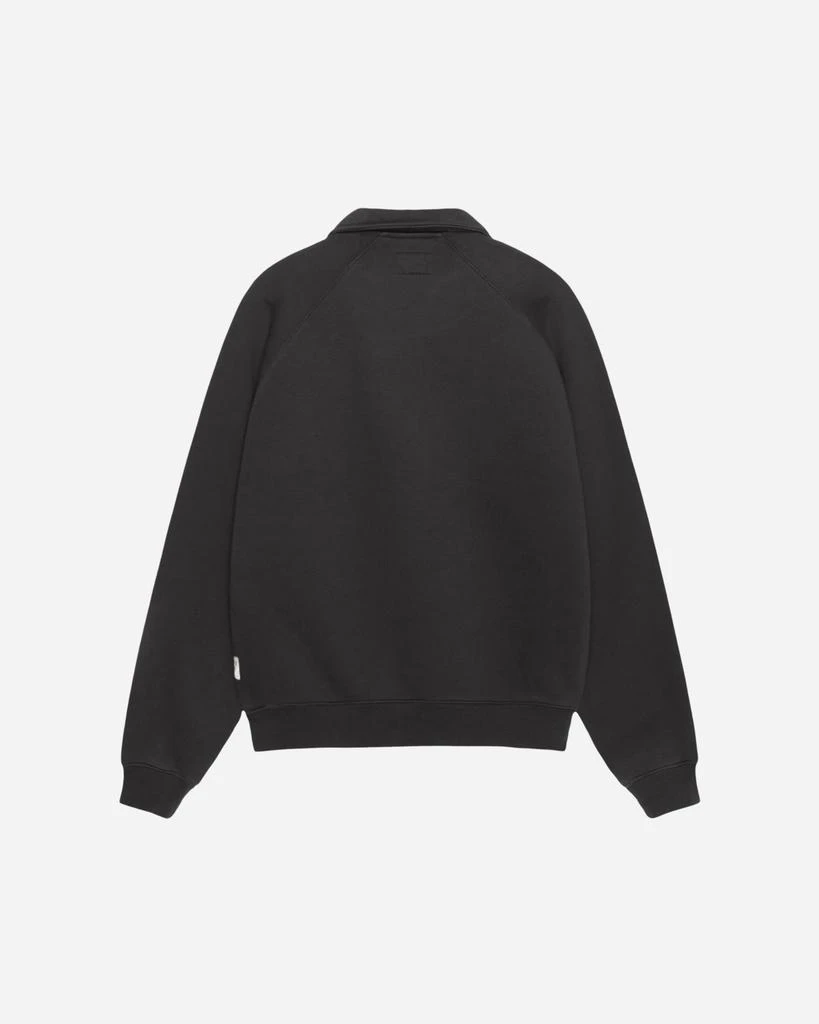 商品STUSSY|Men's Relaxed Half Zip Sweatshirt Black,价格¥1129,第2张图片详细描述