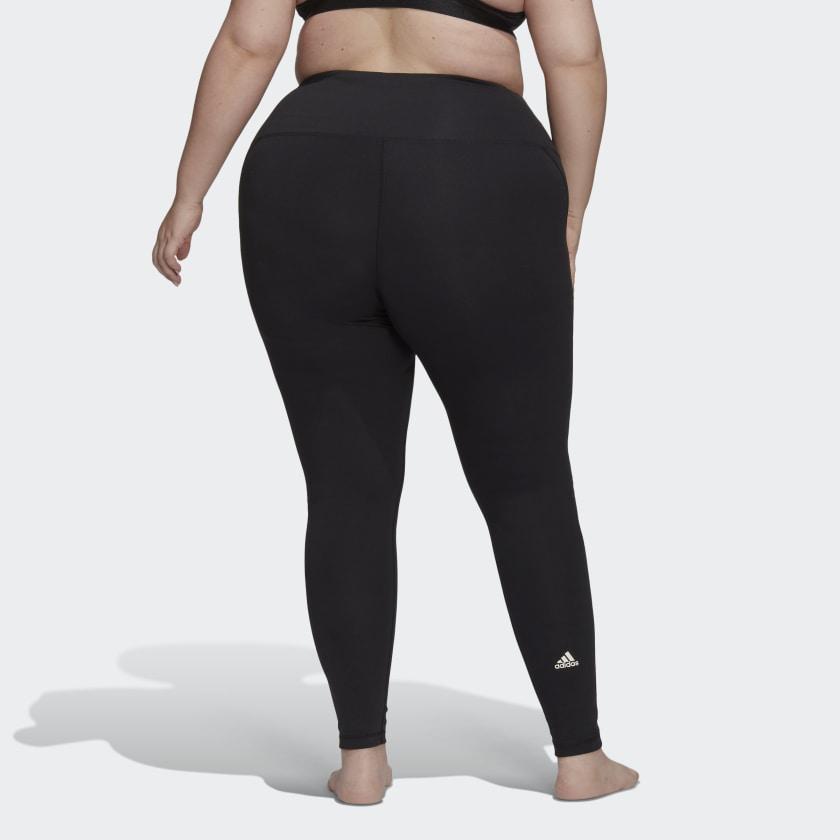 商品Adidas|Women's adidas  Yoga Essentials High-Waisted 7/8 Tights (Plus Size),价格¥186,第4张图片详细描述