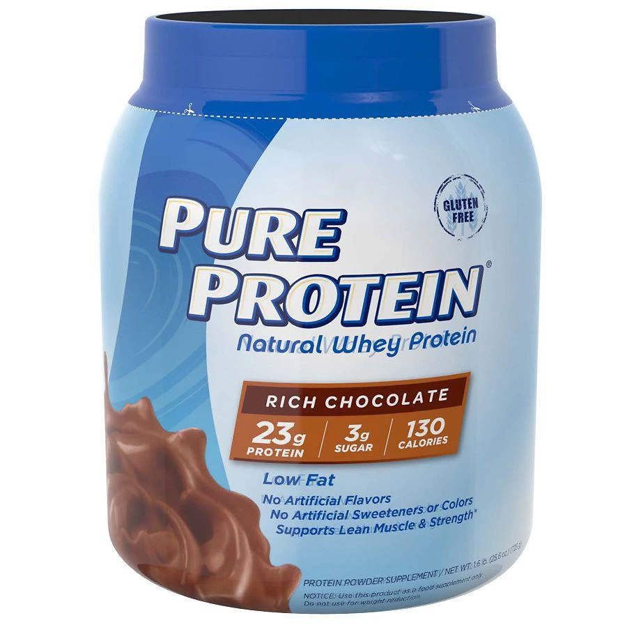 商品Pure Protein|100% 乳清蛋白粉 浓郁巧克力口味,价格¥189,第1张图片