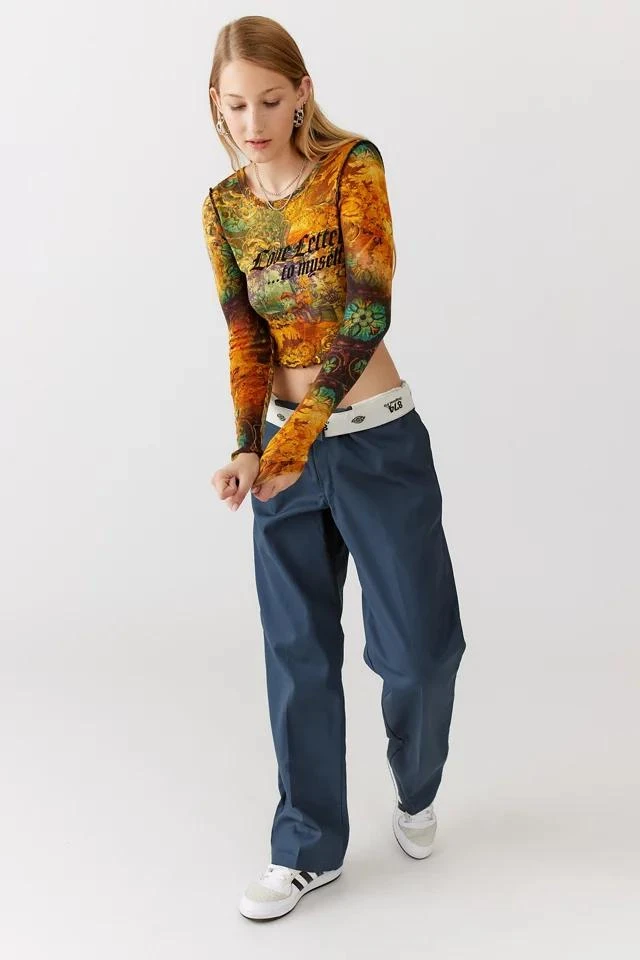 商品Urban Outfitters|UO Love Letter Fitted Long Sleeve Tee,价格¥112,第2张图片详细描述