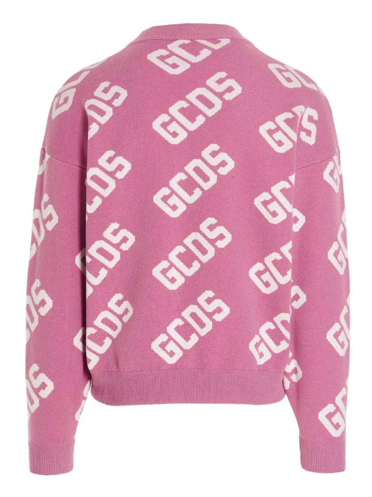 商品GCDS|GCDS Maglione Logo Intarsia-Knitted Jumper,价格¥2325,第2张图片详细描述