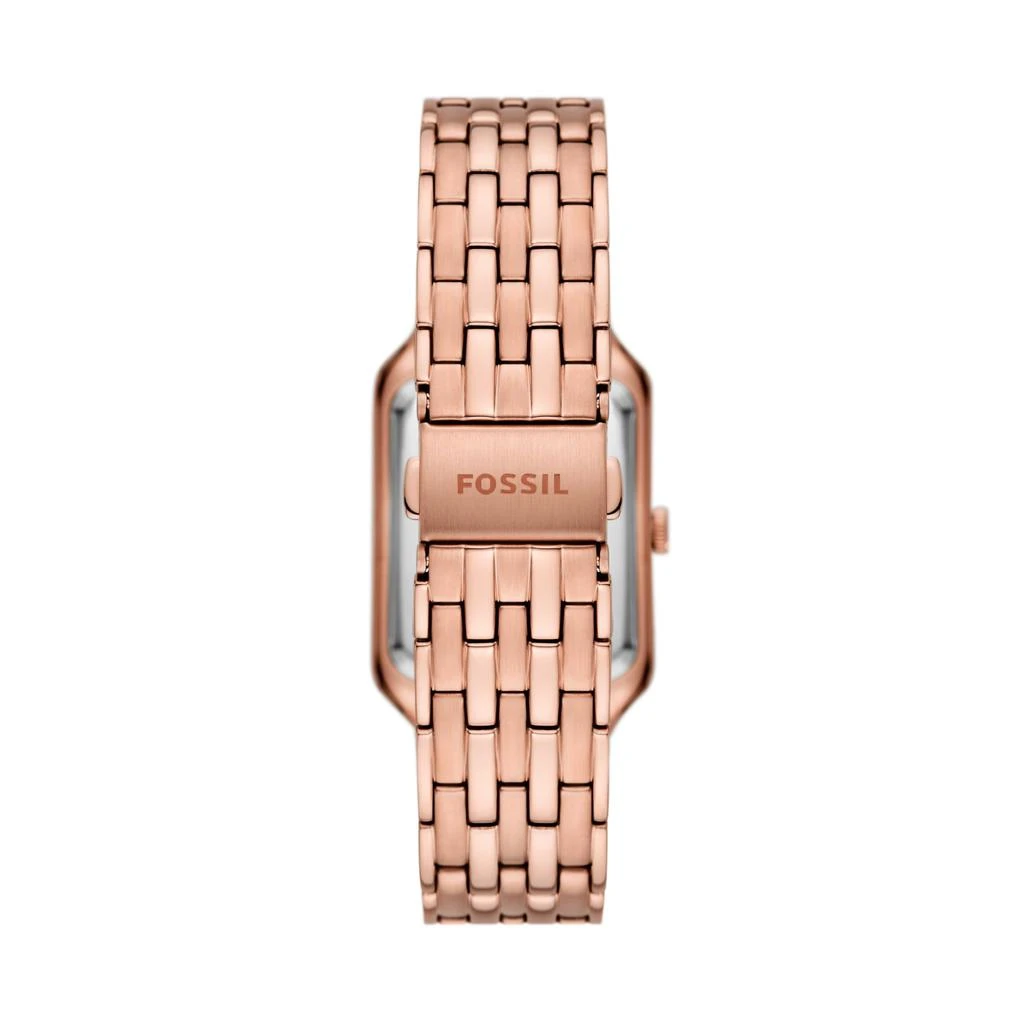 商品Fossil|Raquel Three-Hand Date Rose Gold-Tone Stainless Steel Watch - ES5323,价格¥1000,第3张图片详细描述