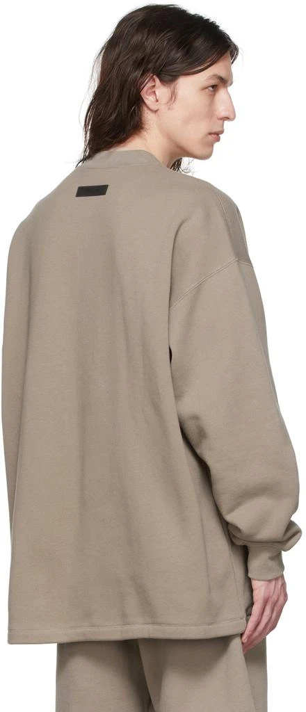 商品Essentials|Taupe Cotton Sweatshirt,价格¥219,第3张图片详细描述