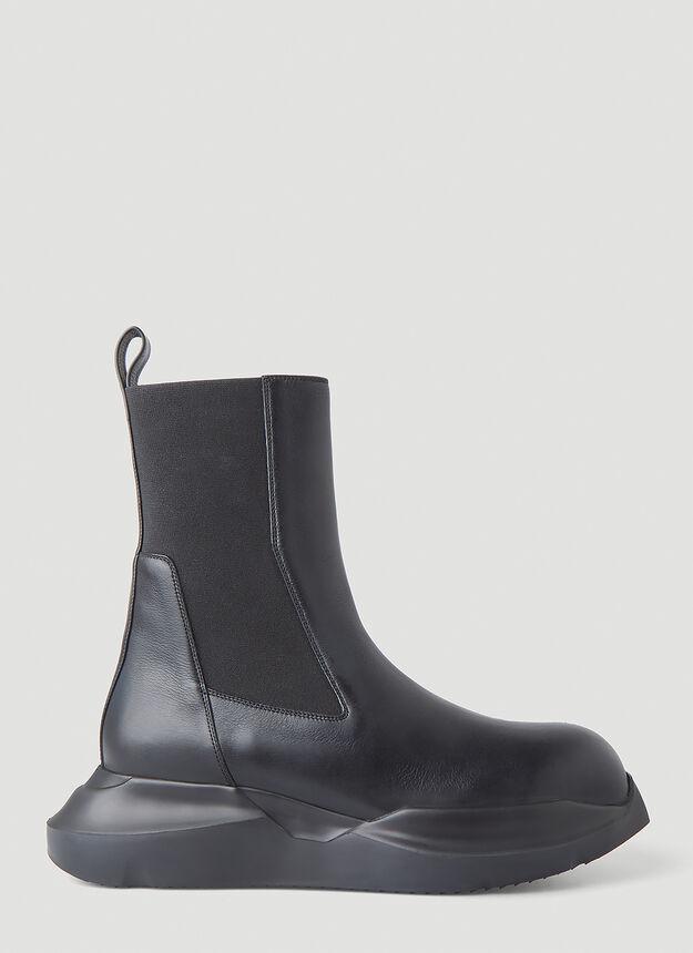商品Rick Owens|Geth Beatle Boots in Black,价格¥9596,第1张图片