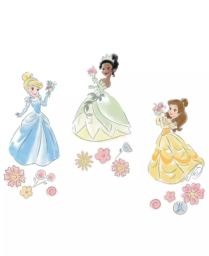 商品Lambs & Ivy|Disney Princesses Wall Decals/Stickers - Belle/Tiana/Cinderella,价格¥149,第1张图片
