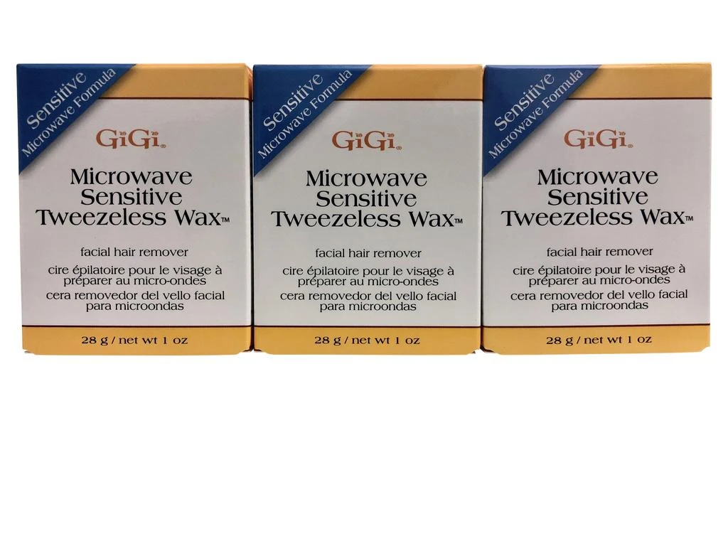 商品GiGi|Microwave Sensitive Tweezless Wax Facial Hair Remover 1 OZ Pack of 2,价格¥79,第1张图片