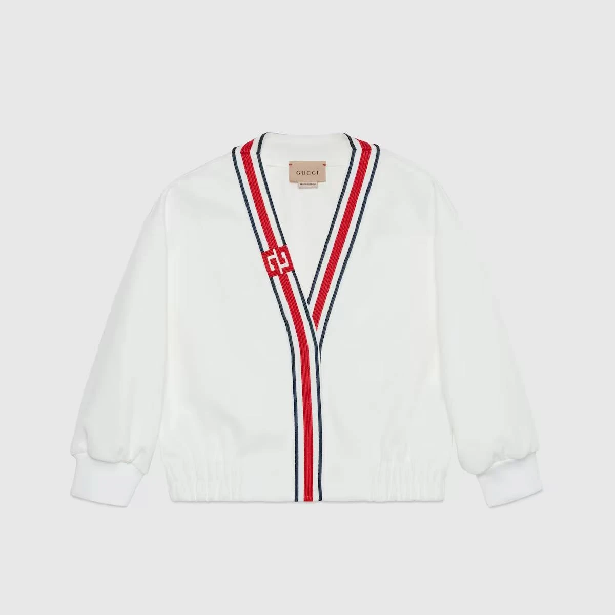 商品Gucci|Gucci 男童夹克 768034XJF819799 白色,价格¥3275,第1张图片