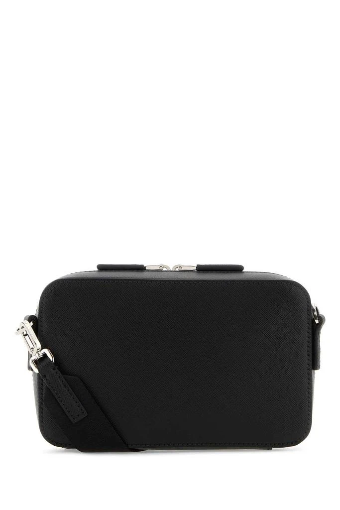 商品Prada|Prada Logo Plaque Zipped Small Shoulder Bag,价格¥13648,第2张图片详细描述