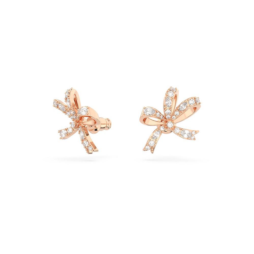 Crystal Bow Small Volta Stud Earrings商品第4张图片规格展示