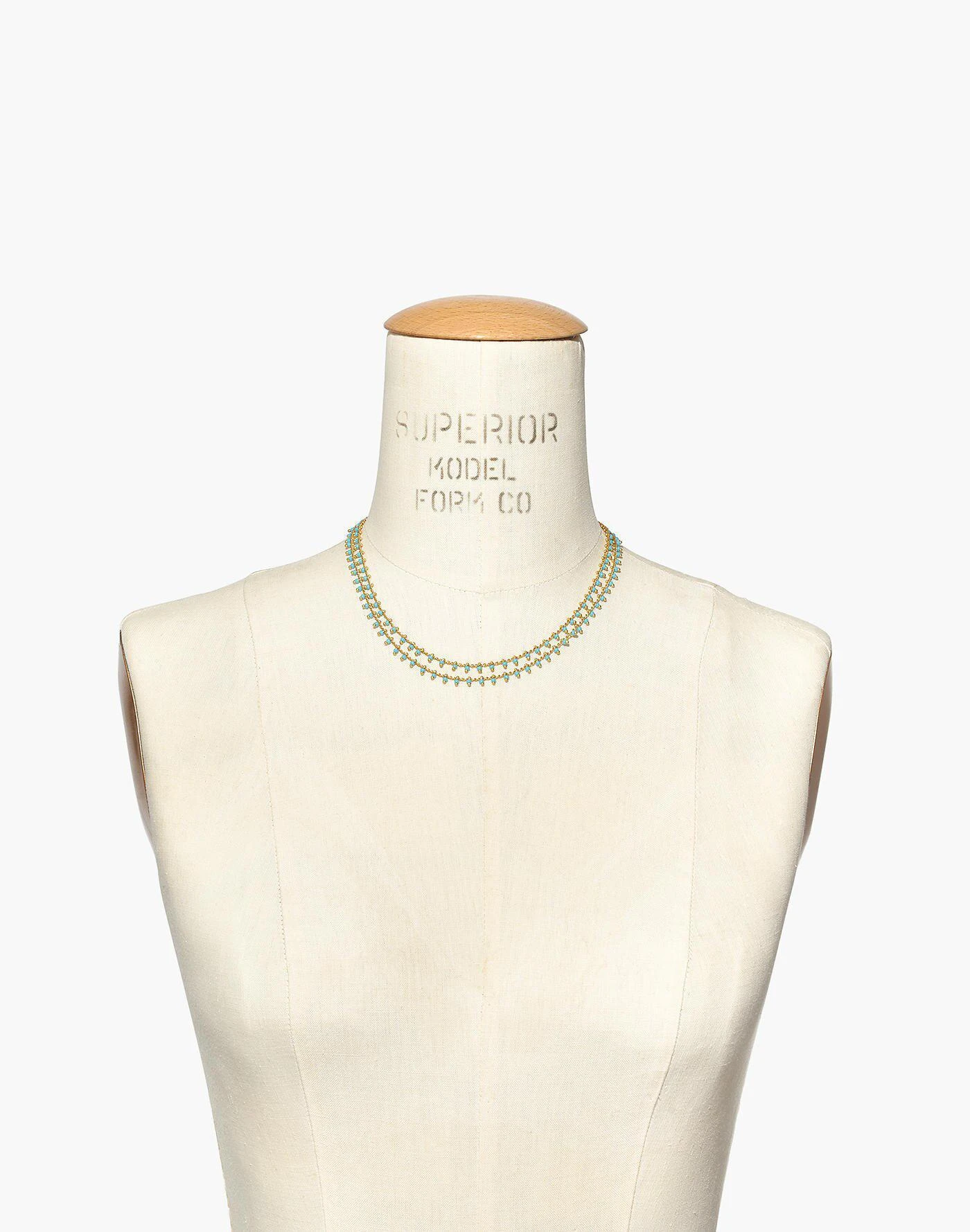 商品Madewell|Beadlink Choker Necklace,价格¥236,第3张图片详细描述