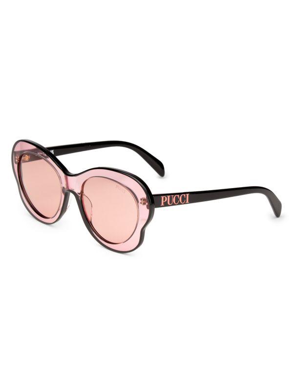 54MM Scalloped Cat Eye Sunglasses – On Sale Now with Up to