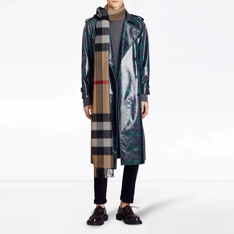 BURBERRY 咖色男士围巾 4557714 商品