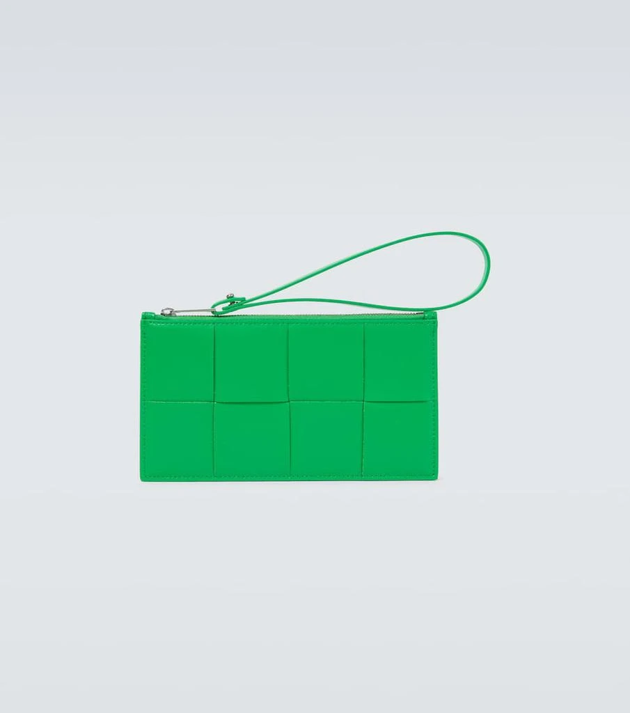 商品Bottega Veneta|编织皮革纸币小袋,价格¥6665,第1张图片
