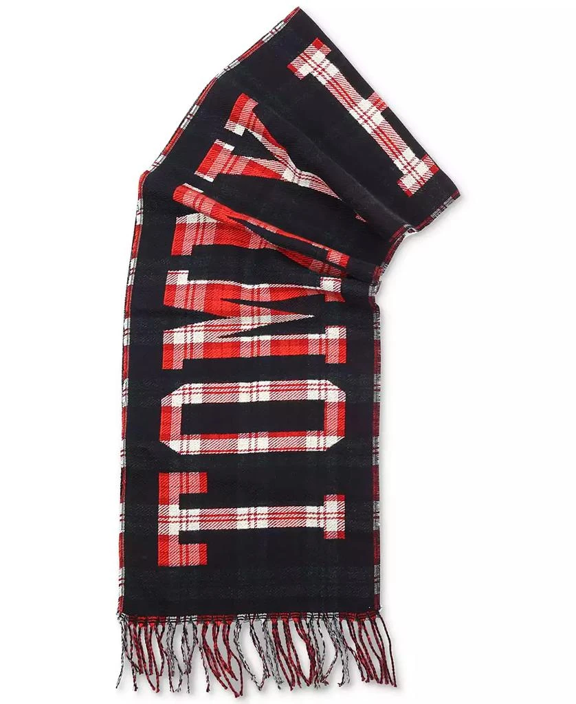 商品Tommy Hilfiger|Men's Plaid Logo Scarf,价格¥255,第5张图片详细描述