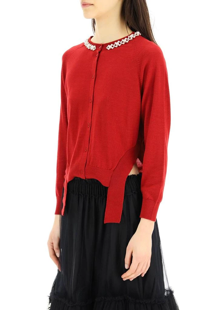 商品Simone Rocha|Simone rocha cardigan with pearls,价格¥2814,第4张图片详细描述